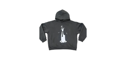 White Lotus Mary Hoodie - Wolf Grey